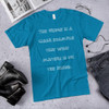 The fridge is a clear example that what matters is on the inside. - Unisex Short Sleeve T-Shirt Funny quotes 7818513