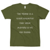 The fridge is a clear example that what matters is on the inside. - Unisex Short Sleeve T-Shirt Funny quotes 7818513