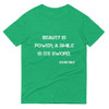 Beauty is power; a smile is its sword. - John Ray - Lightweight Fashion Short Sleeve T-Shirt Motivational quotes 7815132
