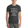 It's going to be hard, but hard does not mean impossible. - Lightweight Fashion Short Sleeve T-Shirt Motivational quotes 7814735