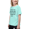 Never let the things you want make you forget the things you have. - Youth Lightweight Fashion T-Shirt Motivational quotes 7815123
