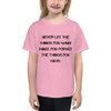 Never let the things you want make you forget the things you have. - Youth Lightweight Fashion T-Shirt Motivational quotes 7815123