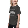A clever person solves a problem. A wise person avoids mistakes. - Youth Lightweight Fashion T-Shirt Funny quotes 7819132