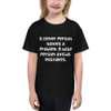 A clever person solves a problem. A wise person avoids mistakes. - Youth Lightweight Fashion T-Shirt Funny quotes 7819132