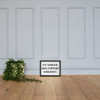 If it would be easy, everybody would do it. - Matte Paper Framed Poster Motivational quotes 7814682