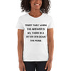Trust that when the answer is no, there is a better yes down the road. - Ladies Cotton Short Sleeve T-Shirt Motivational quotes 7814572
