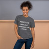 Forget the past, but remember the lesson. - Unisex Short Sleeve T-Shirt Motivational quotes 7814780
