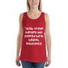 I wish travel therapy was covered by my health insurance. - Unisex Jersey Tank Funny quotes 7830997