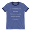 A clever person solves a problem. A wise person avoids mistakes. - Lightweight Ringer Tee Funny quotes 7829900