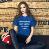 Opportunities don't happen. You create them. - Unisex Short Sleeve Jersey T-Shirt Motivational quotes 7830573