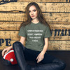 Opportunities don't happen. You create them. - Unisex Short Sleeve Jersey T-Shirt Motivational quotes 7830573