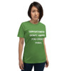 Opportunities don't happen. You create them. - Unisex Short Sleeve Jersey T-Shirt Motivational quotes 7830573