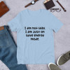 I am not lazy, I am just on save energy mode. - Unisex Short Sleeve Jersey T-Shirt Funny quotes 7821662