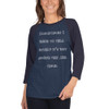 Sometimes I have to tell myself it's not worth the jail time. - Unisex Fine Jersey Raglan Tee Funny quotes 7829025