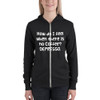 How do I feel when there is no Coffee? DEPRESSO. - Unisex Triblend Lightweight Zip Hoodie Funny quotes 7832027
