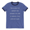 The more you weight the harder you are to kidnap. Stay safe eat cake. - Lightweight Ringer Tee Funny quotes 7830522