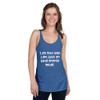 I am not lazy, I am just on save energy mode. - Ladies Triblend Racerback Tank Funny quotes 7825729