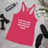 I am not lazy, I am just on save energy mode. - Ladies Triblend Racerback Tank Funny quotes 7825729