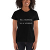 Be a Warrior, not a Worrier. - Ladies' Ultra Cotton T-Shirt Funny quotes 7824442