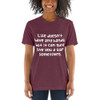 Life doesn't have any hands, but it can sure give you a slap sometimes. - Unisex Triblend Short Sleeve T-Shirt Funny quotes 7826216