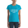 I think my soul mate might be carbs. - Ladies Ringspun Fashion Fit T-Shirt Funny quotes 7821572