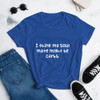 I think my soul mate might be carbs. - Ladies Ringspun Fashion Fit T-Shirt Funny quotes 7821572