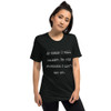 At night I fall asleep. In the morning I can't get up. - Unisex Triblend Short Sleeve T-Shirt Funny quotes 7826101