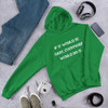 If it would be easy, everybody would do it. - Unisex Hooded Sweatshirt Motivational quotes 7825943