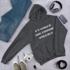 If it would be easy, everybody would do it. - Unisex Hooded Sweatshirt Motivational quotes 7825943
