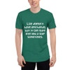 Life doesn't have any hands, but it can sure give you a slap sometimes. - Unisex Short Sleeve Track Shirt Funny quotes 7822895