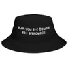 When you are Downie, eat a brownie. - Bucket Hat Funny quotes 7820741
