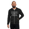 The past cannot be changed. The future is yet in your power. - Unisex Triblend Lightweight Zip Hoodie Motivational quotes 7832570