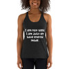 I am not lazy, I am just on save energy mode. - Ladies' Triblend Racerback Tank Funny quotes 7822408
