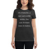 On Mercury, a day lasts 1,408 hours. Just like Monday does on Earth. - Ladies Ringspun Fashion Fit T-Shirt Funny quotes 7821748