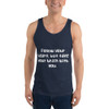 Follow your heart, but take your brain with you. - Unisex Jersey Tank Funny quotes 7830076