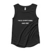 Face everything and rise - Ladies' Cap Sleeve T-Shirt Motivational quotes 7825518