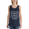 Trust that when the answer is no, there is a better yes down the road. - Unisex Jersey Tank Motivational quotes 7832530