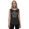 Good conversations with the right people are priceless. - Ladies' Cap Sleeve T-Shirt Motivational quotes 7825581