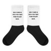 Self-care is how you take your power back. - Black Foot Socks Motivational quotes 7829409