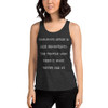 Common sense is like deodorant. The people who need it most never use it! - Women's Tri-Blend Racerback Tank Funny quotes 7823416