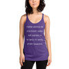 There should be sympathy cards for having to go back to work after vacation. - Ladies Triblend Racerback Tank Funny quotes 7826049