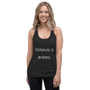 Normal is boring - Ladies' Triblend Racerback Tank Funny quotes 7822340