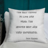The best things in life are free. The second best are very expensive. - Coco Chanel - Premium Pillow Funny quotes 7827895