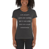 Life doesn't have any hands, but it can sure give you a slap sometimes. - Ladies' The Boyfriend Tee Funny quotes 7822564