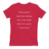 Life doesn't have any hands, but it can sure give you a slap sometimes. - Ladies' The Boyfriend Tee Funny quotes 7822564