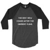 The best view comes after the hardest climb. - Poly-Cotton 3/4 Sleeve Raglan Shirt Motivational quotes 7826807