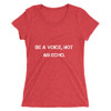 Be a voice, not an echo. - Ladies' Triblend Short Sleeve T-Shirt Motivational quotes 7826771