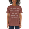 The fridge is a clear example that what matters is on the inside. - Unisex Triblend Short Sleeve T-Shirt Funny quotes 7826031
