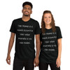 The fridge is a clear example that what matters is on the inside. - Unisex Triblend Short Sleeve T-Shirt Funny quotes 7826031