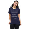 The fridge is a clear example that what matters is on the inside. - Unisex Triblend Short Sleeve T-Shirt Funny quotes 7826031